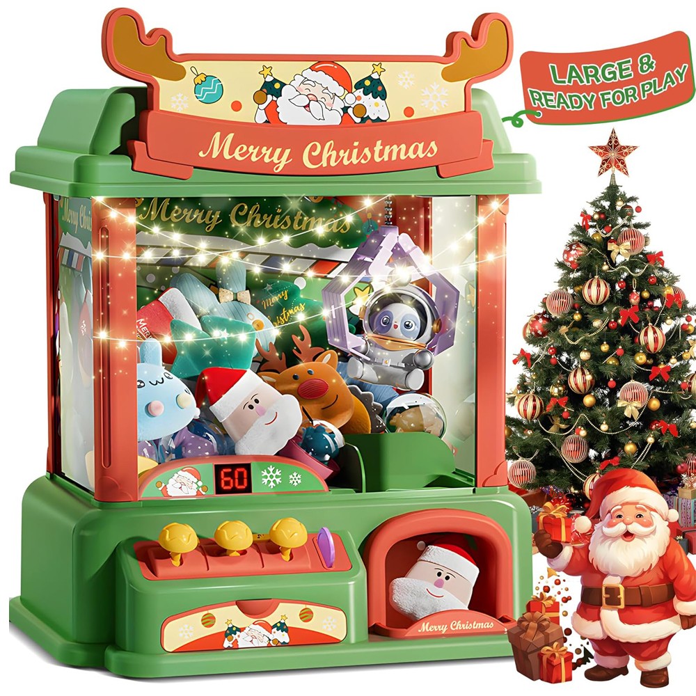 Mesin cakar Natal untuk anak-a - Arcade Vending Machines ulasan dan harga