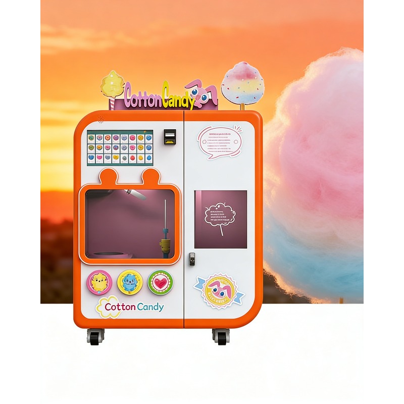 Mesin Penjual Permen Kapas Oto - Arcade Vending Machines ulasan dan harga